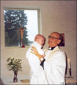 Ellet blir döpt 2002 av Allan.