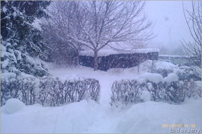 Ymnigt snöfall