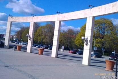 Ingångsmonument vid Fyrishov Ingångsmonument vid Fyrishov