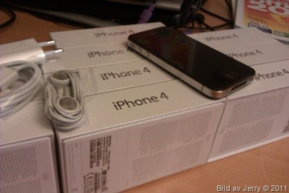 iPhone 4 på jobbet