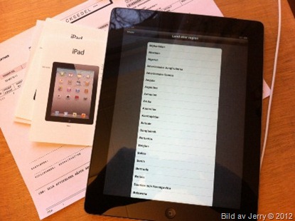 iPad på G