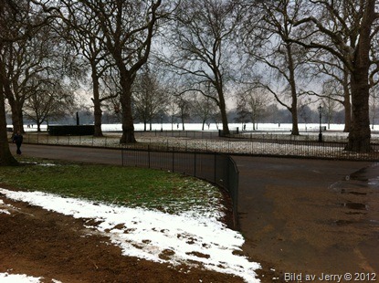 Ett snöigt Hyde Park