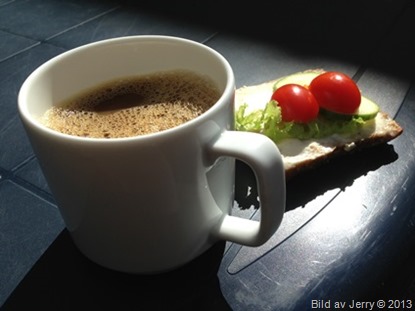 Kaffe med smörgås
