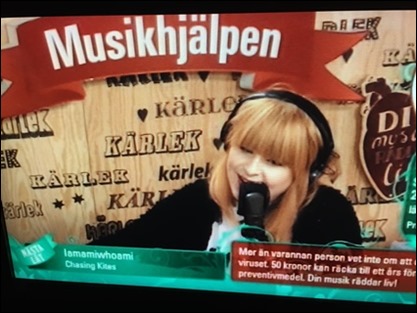Musikhjälpen 9 december 2014
