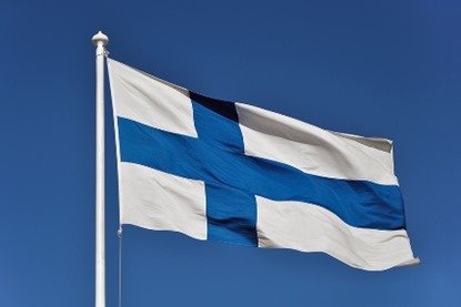 Finlands flagga Finlands flagga