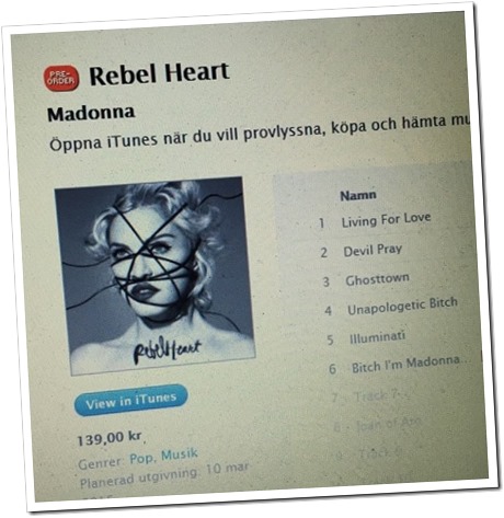 Madonna Rebel Heart Madonna Rebel Heart