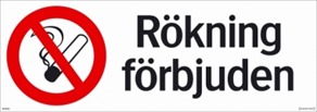 Rökning förbjuden