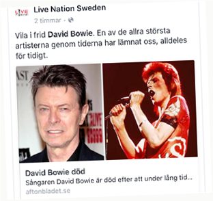 Bowie död Bowie död
