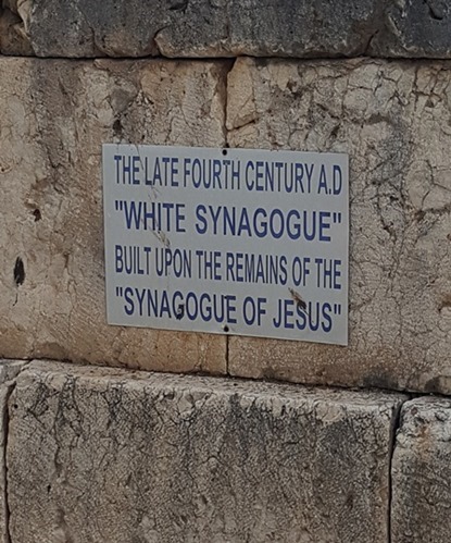 Kafarnaum Synagogan Kafarnaum Synagogan