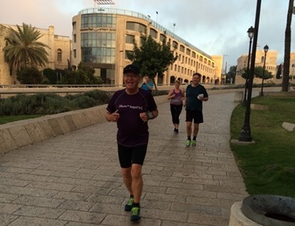 Morgonjogg i Jerusalem 11 maj 2016 Morgonjogg i Jerusalem 11 maj 2016