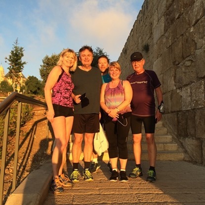 Morgonjogg i Jerusalem 11 maj 2016 Morgonjogg i Jerusalem 11 maj 2016