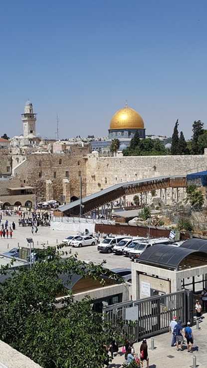 Klippdomen och Västra muren, Israel Klippdomen och Västra muren, Israel