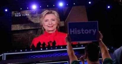 Hillary Clinton är demokraternas presidentkandidat!