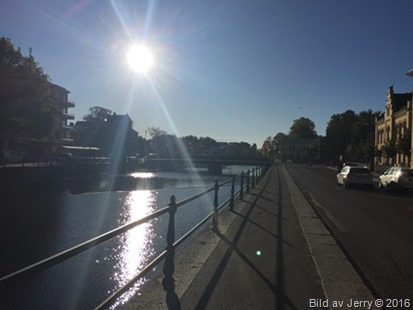 Vackert väder vid Fyrisån