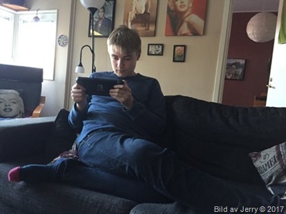6 mars 2017 Elias får Nintendo Switch