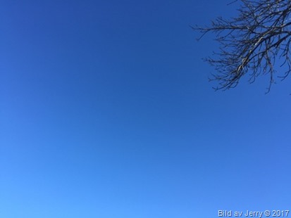 11 mars 2017 Blå himmel