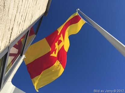 21 juli 2017 Svenska kyrkans flagga på jobbet