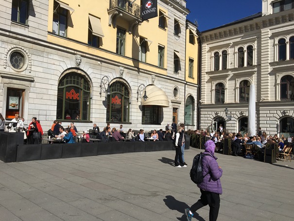 13 april 2018 Utelunch Stora Torget
