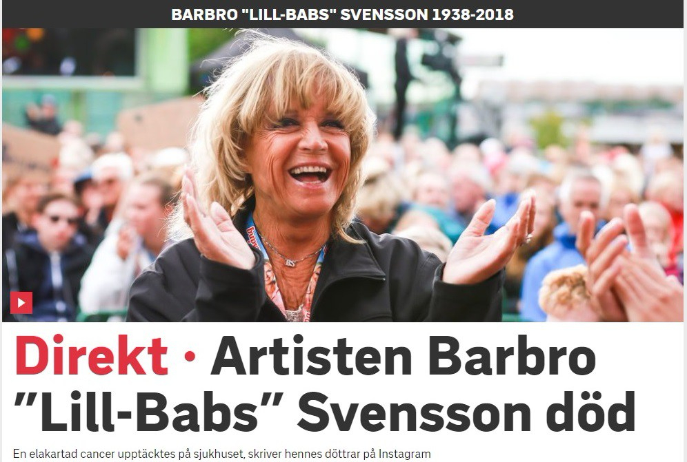 Lill-Babs död 180403