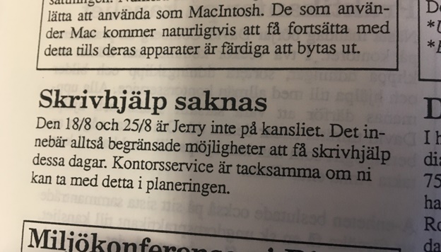 1984 skrivhjälp